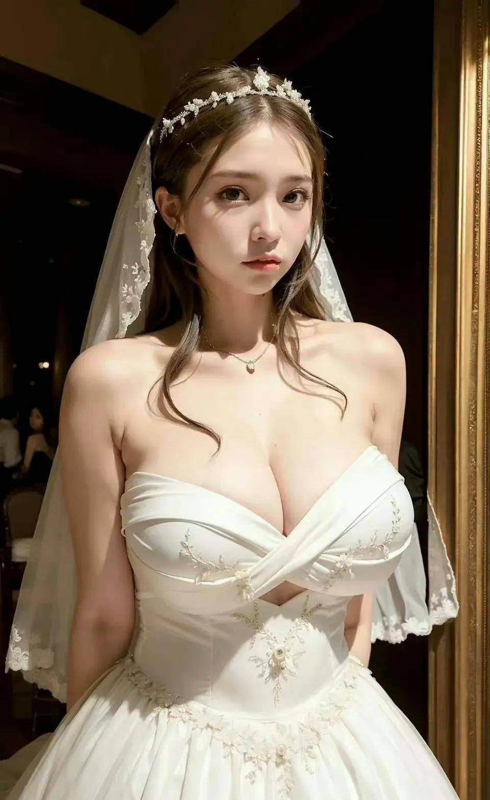 一位身材绝佳的女博主晒出6张婚纱照男人们看到都流口水(图6)